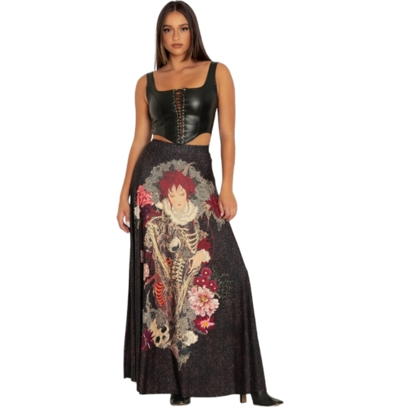 Blackmilk Dresses & Skirts - Spirit of a Dragon Maxi Skirt - Limited